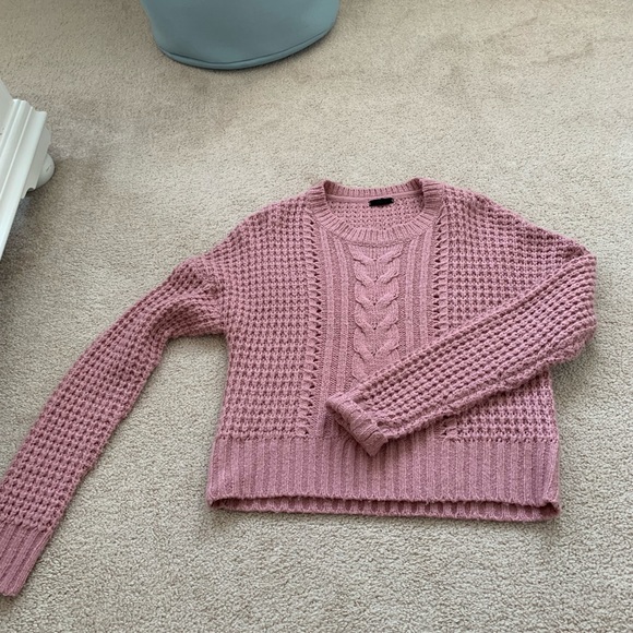 Ardene Cropped Knit Sweater - Picture 1 of 4